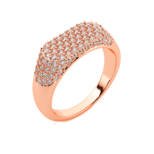 Pave Signet Ring R